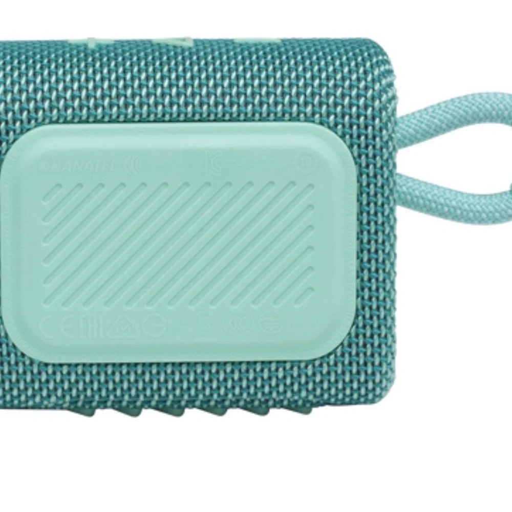 JBL GO 3 WATERPROOF BLUETOOTH PORTABLE GRAB AND GO SPEAKER IN TEAL - Picture 3 of 9